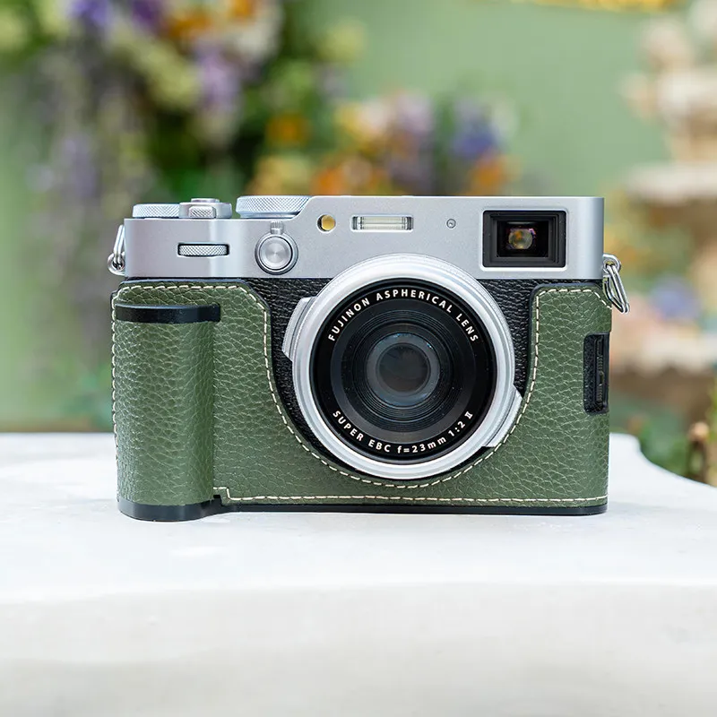 New Camera Protective Case for Fujifilm X100vi Grip Protective Cover Camera Bag Shoulder Strap Drop-proof