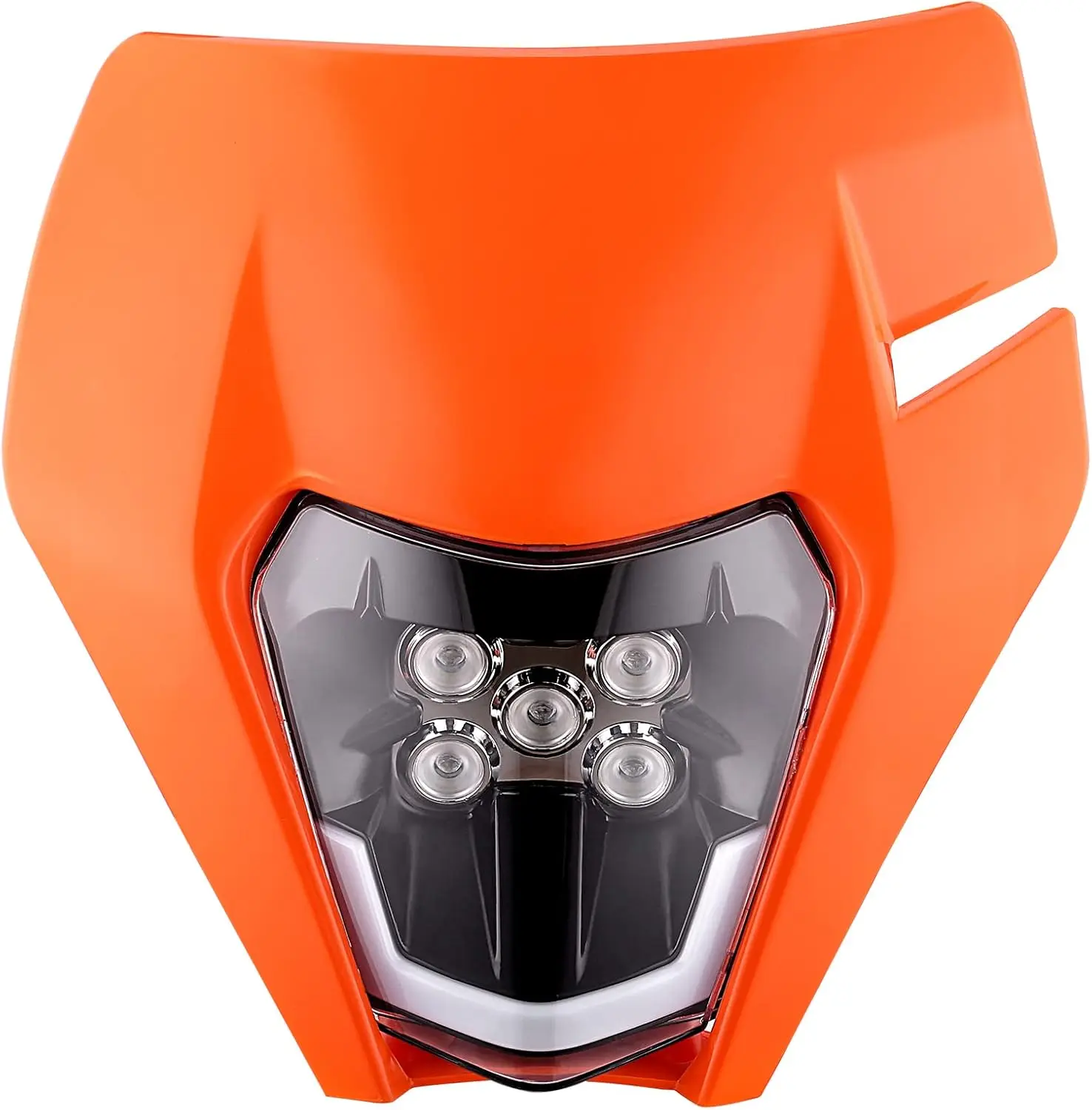 

ABCRRSI фара для мотоцикла, комплект светодиодных фар для мотоцикла, комплект фар для мотоцикла, универсальный комплект для большинства велосипедов Dirt Pit Enduro M