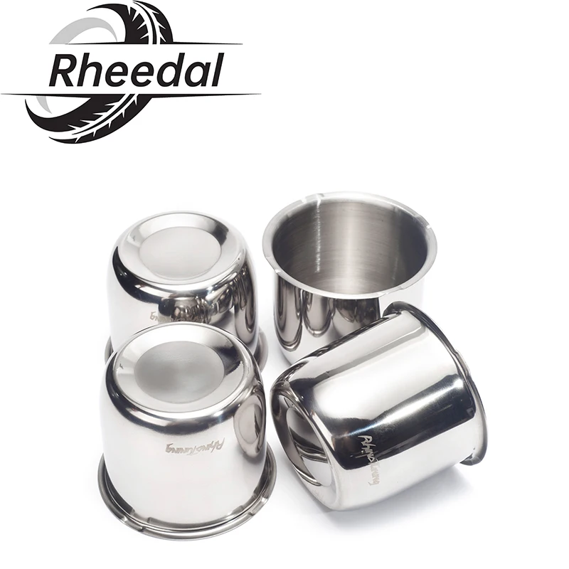 

Rheedal 2/4PCS 83mm/3.27" Hub 76mm/2.99" H Stainless Push Through Wheel Center Caps For 3.27" Truck/Trailer Rims Bore 2.99" Tall