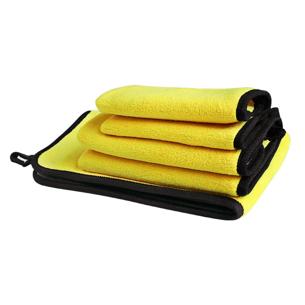 

Thick Plush Microfiber Car Cleaning Cloths Polishing Kitchen Furniture Cleaning Towels Double-dimensional Velvet Washing Towel