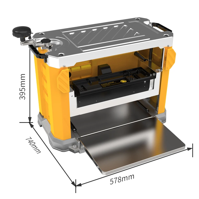 LUXTER 2000W 13 Inch Electric Wood Thicknesser Planer Multi-function Portable Woodworking Planing Machine