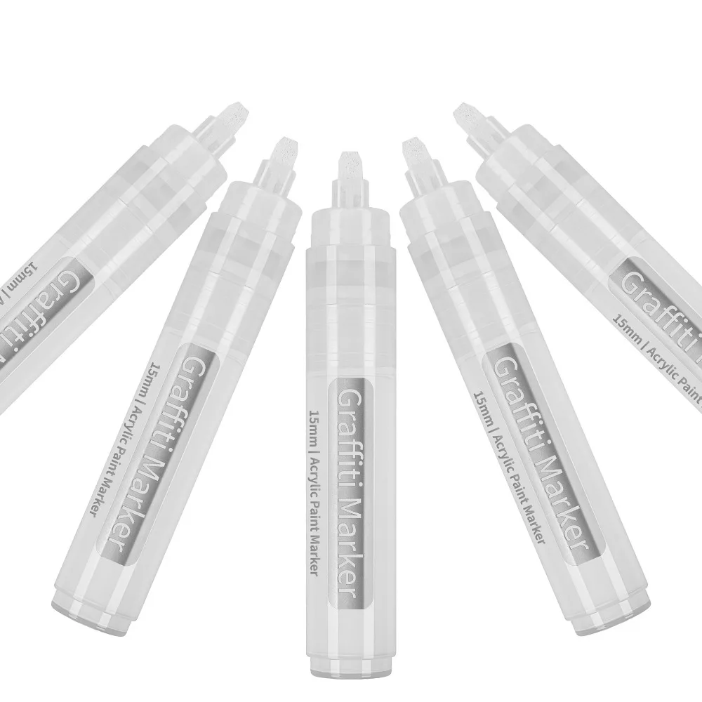 Marker 15mm Wide Tip Large Acrylic Paint Pens for Drawing DIY