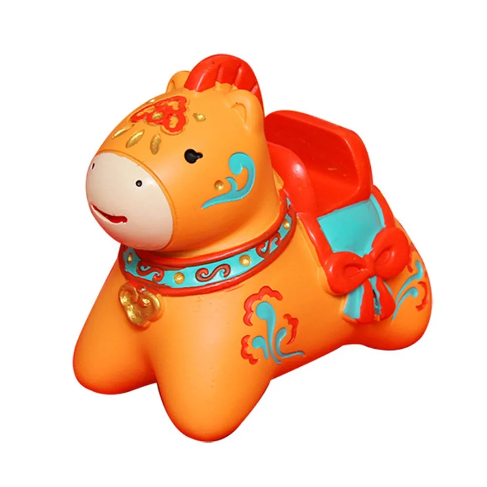 

Мультяшная реалистичная фигурка-подставка для телефона в виде Лошади (Зодиакальный конь), праздничный декоративный сувенир, украшение 2026 года