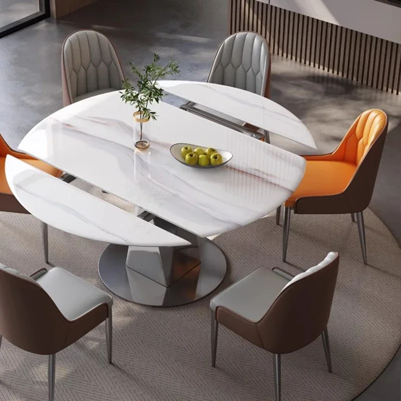 خدمة ركن طاولة الطعام استقبال بوكر مصمم الكتابة بساطتها طاولة طعام بيسترو Mesas De Jantar أثاث المنزل