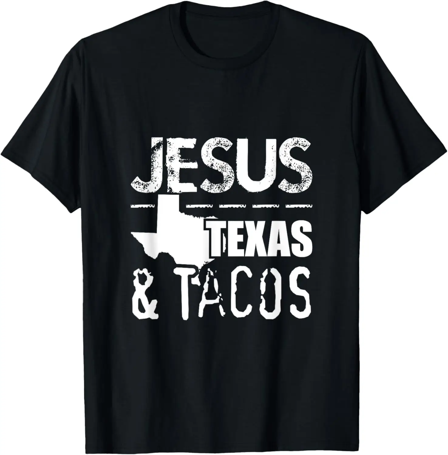 Jesús Texas y Tacos comida divertida camiseta camisetas regalos