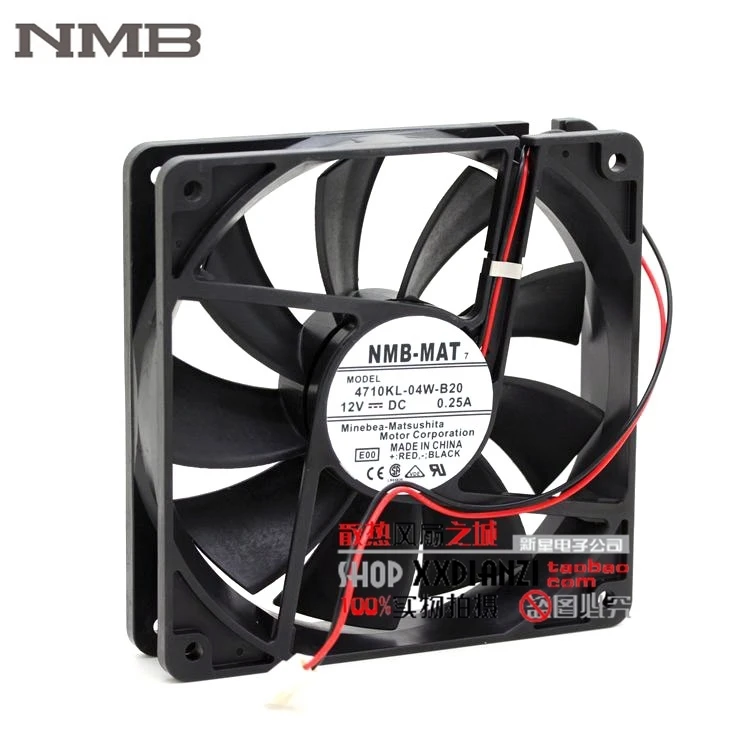 

Original For NMB 4710KL-04W-B20 12025 12CM 0.25A professional chassis cooling fan