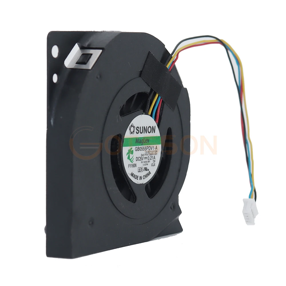 Ventilador de refrigeração do computador, GB0555PDV1-A 13 B3713.F.GN para Intel NUC, DC 5V, 0.21A, 4 pinos, DC3217IYE para SUNON