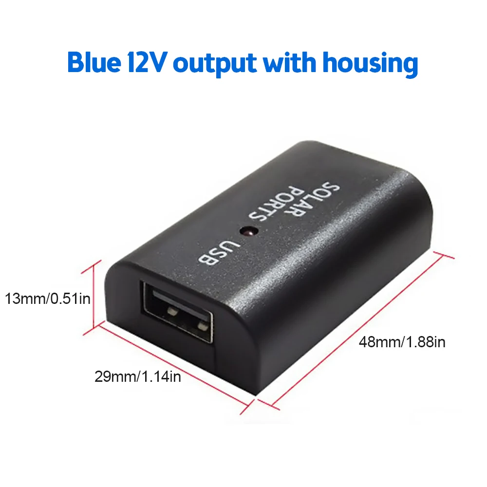وحدة لوحة شحن USB للسيارة ، شاحن مزود طاقة للهاتف المحمول ، محول تنحى باك ، 5 فولت ، 2A ، 12 فولت ، 24 فولت ، 48 فولت ، 60 فولت ، 72 فولت #6