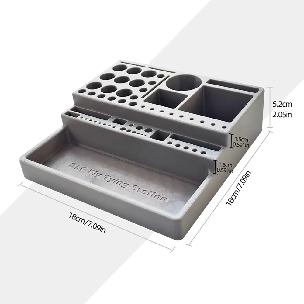 

BLF Fly Tying Station – 3D Printed PETG Tool Organizer for Fly Tying