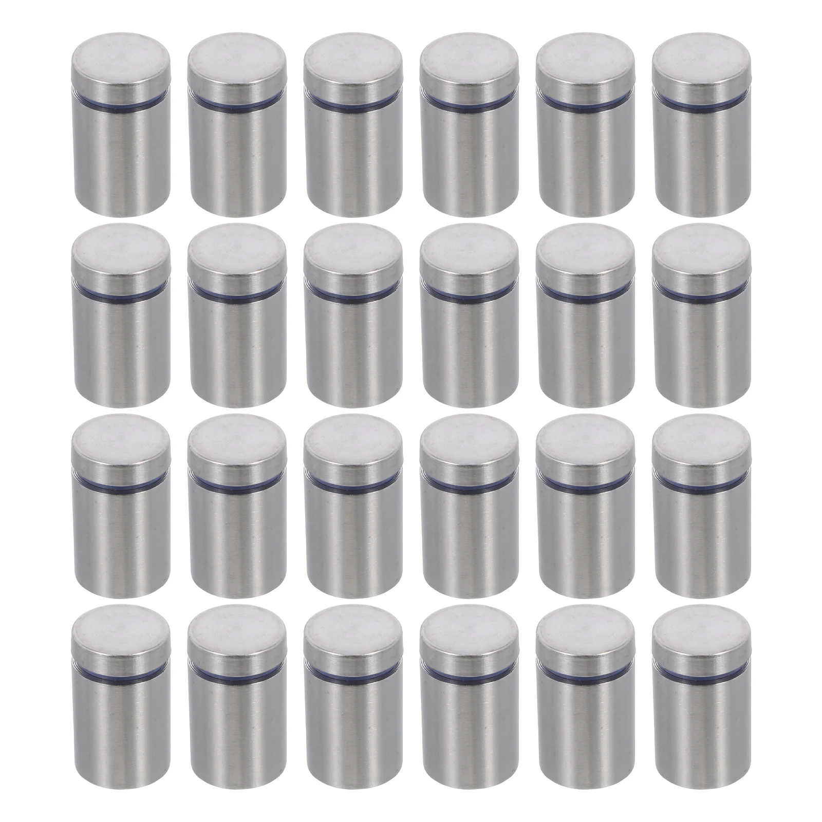 

24 Pcs Stainless Steel Advertising Nails Glass Wall-mounted Display Screws Sign