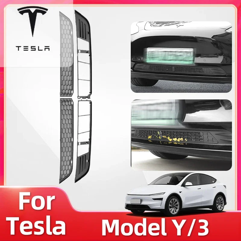 

Car Sticker For Tesla Model Y Model 3 2018-2026 Updated Insect Screen Air Conditioning Inlet Protective Cover Accessories Modifi