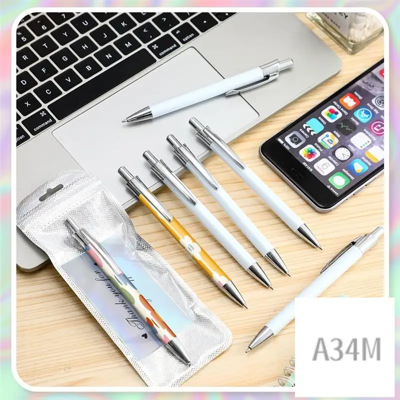 

A34M-30 Piece Sublimation Pen Set With Resealable Bag And Holographic Thank You Card Office School Stationery Supplies