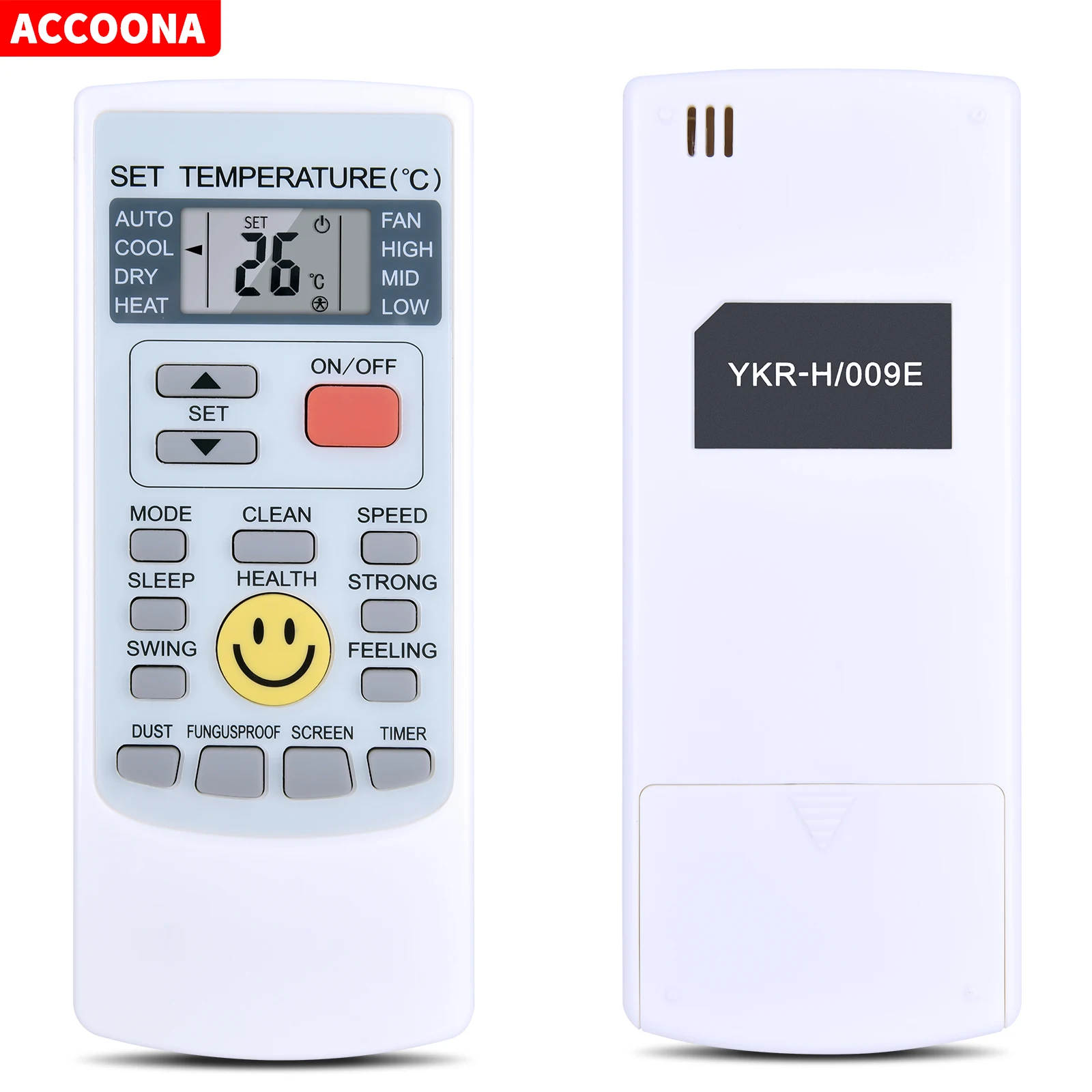 New YKR-H/009E AC A/C Remote Control For AUX Air Conditioner YK-H/009E