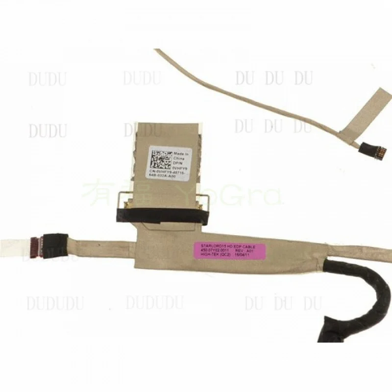 QW  LCD Ribbon Video Cable 0VHFY9 For Dell OEM Inspiron 15 (5578 / 5579) 15.6