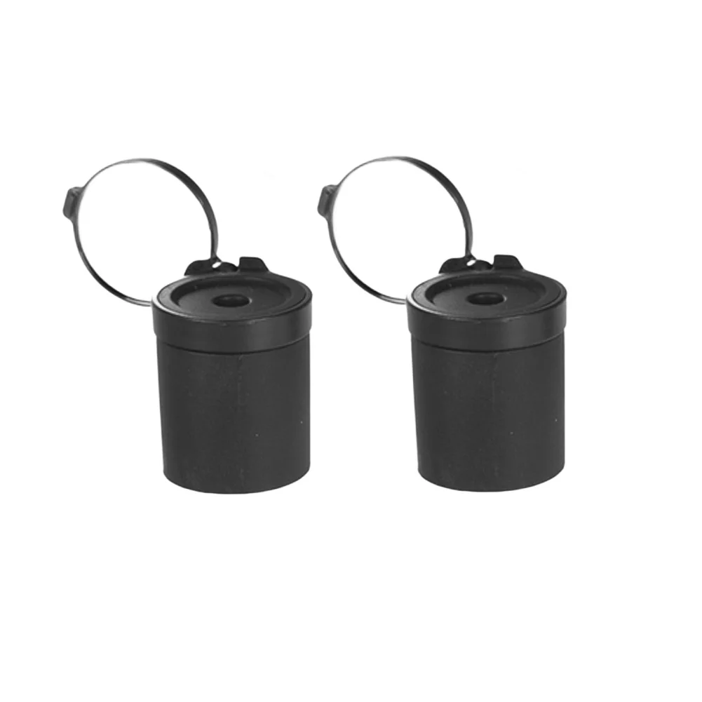 2pcs Adjustable Bicycle Rearview Mirrors with 360 Degree Rotating Ball Head for Handlebar End Mount on Multiple Bike Types