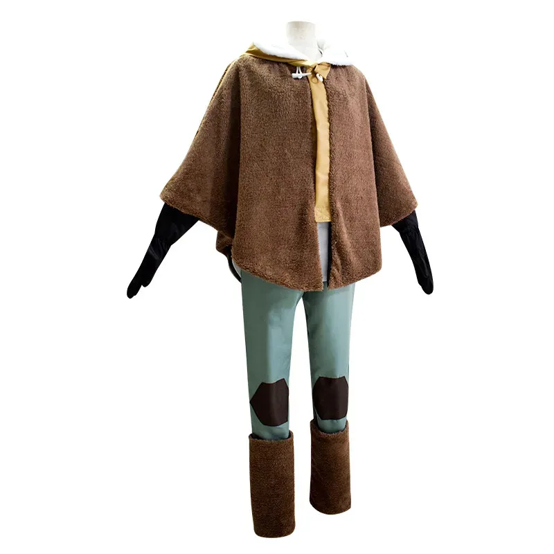 Anime para sua eternidade fushi cosplay traje com capuz casaco calças roupas halloween carnaval terno perucas xsss85