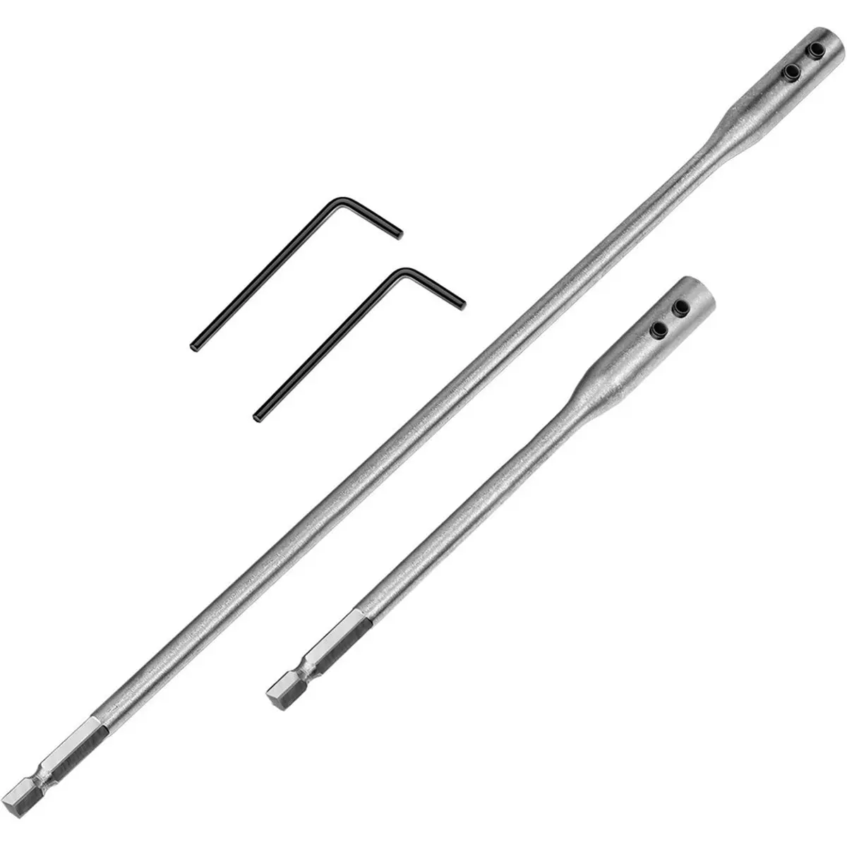 《TOP RATED》150/300mm Hex Shank Extension Rod, Alloy Steel Quick Release Drill Bit Extender