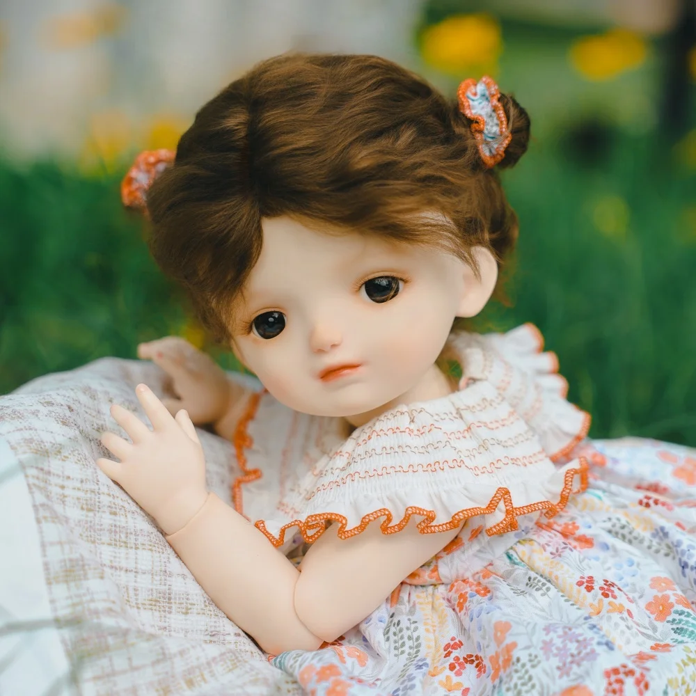 

Cloveray 20 inch Kawaii Full Body Vinyl BJD Doll Super Sweet Korean Style Spherical Joint BJD Doll Collecting Artwork Xmas Gifts