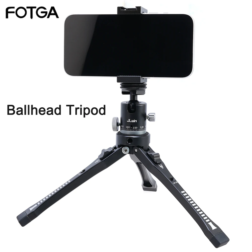 

FOTGA Camera Tripod Stand Aluminum Alloy Low Angle Photography Travel Tripod For Canon Nikon DSLR Cameras Portable Tripod Photo