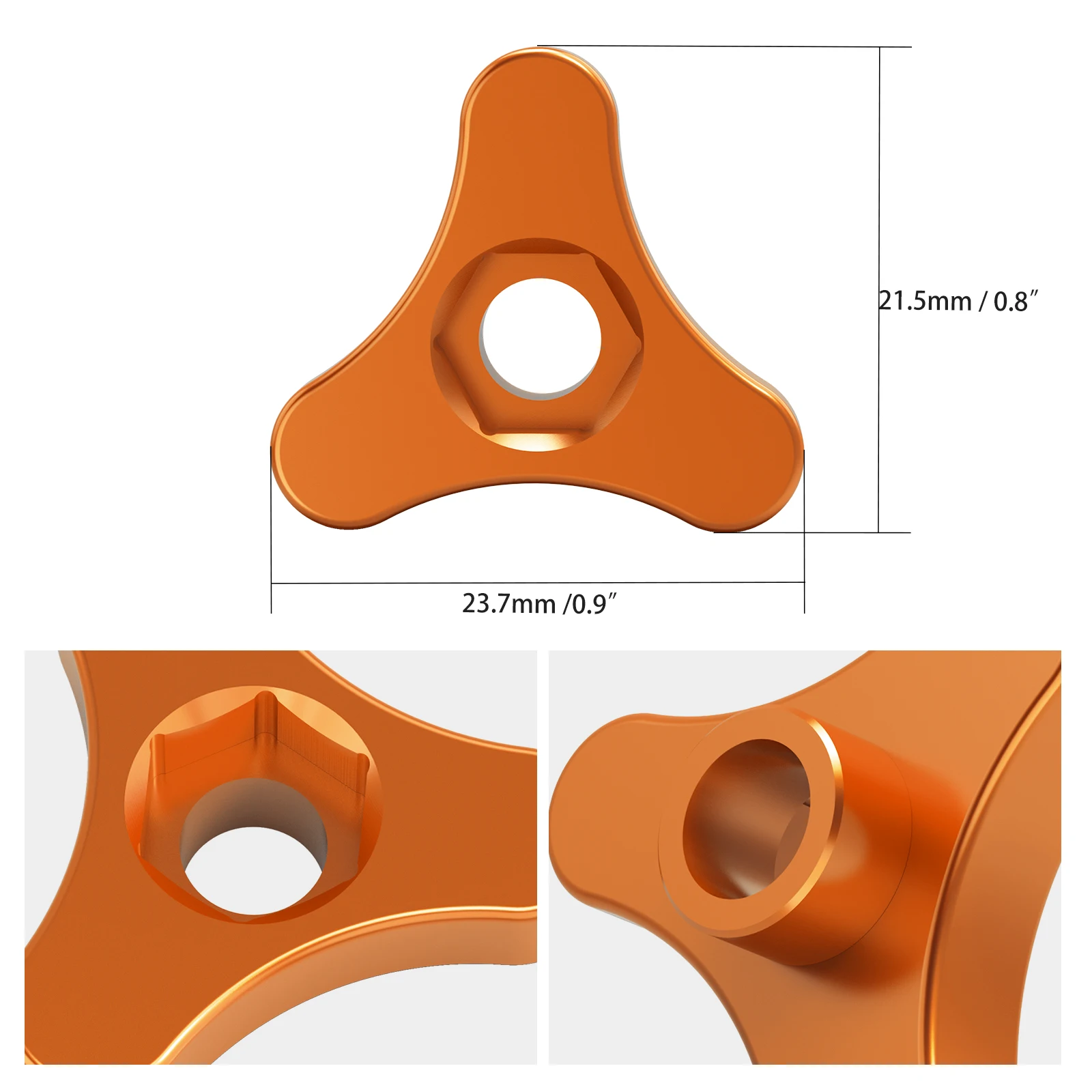 NICECNC Für KTM EXC 300 EXC 250 XCW 300 250 150 2024 Motorrad TPS Leerlauf Knopf Teller SX 125 SX 250 SX XC 125 250 300 2023-2024 – Detail 2