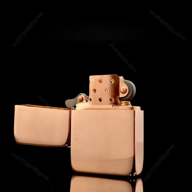 2026 new 1941 Military Aircraft Model Purple Copper Kerosen Lighter Retro Windproof Sand Wheel Disc Smoking Accessories