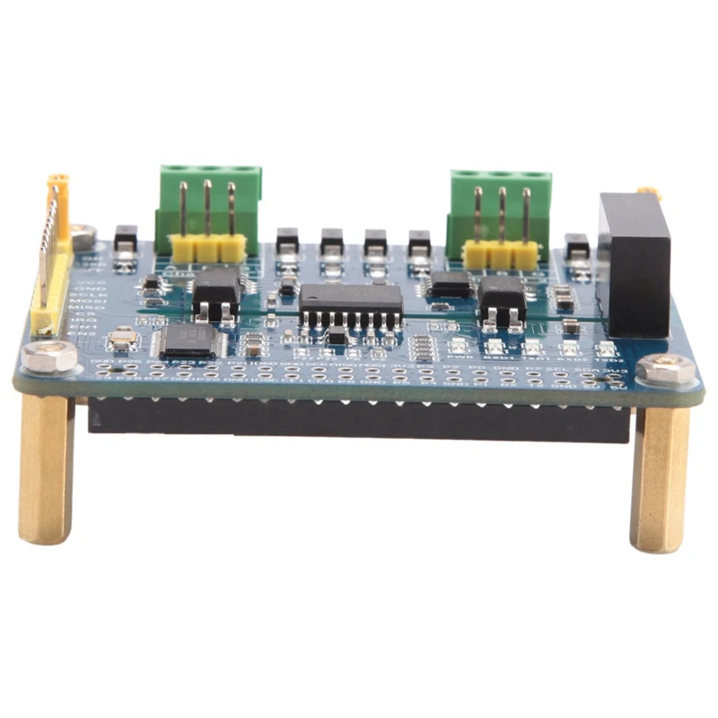 2-Channel Isolated RS485 Expansion HAT For Raspberry Pi 4B/3B+ SC16IS752 Solution With Multi Onboard Protection Circuits