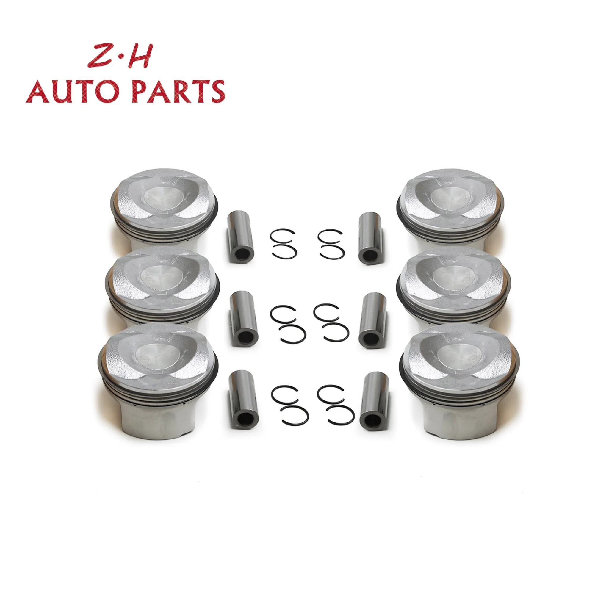 06E107066BQ Pistons Rings Set Fit For Audi A4 B8 A5 Sportback Convertible A6 C6 Q5 8K2 8K5 8T3 8F7 8TA V6 CALA CALB 06E107065BS