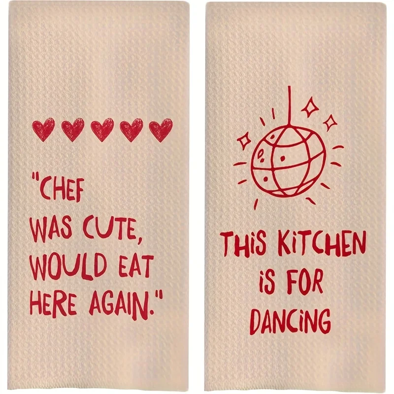 2 piezas, paños de cocina con frases divertidas, juego de paños de 40 cm x 60 cm, paño de limpieza suave súper absorbente, paño de cocina para cocinar y hornear, paño para manos, paño de limpieza, paño para platos, decoración de cocina, decoración de sala
