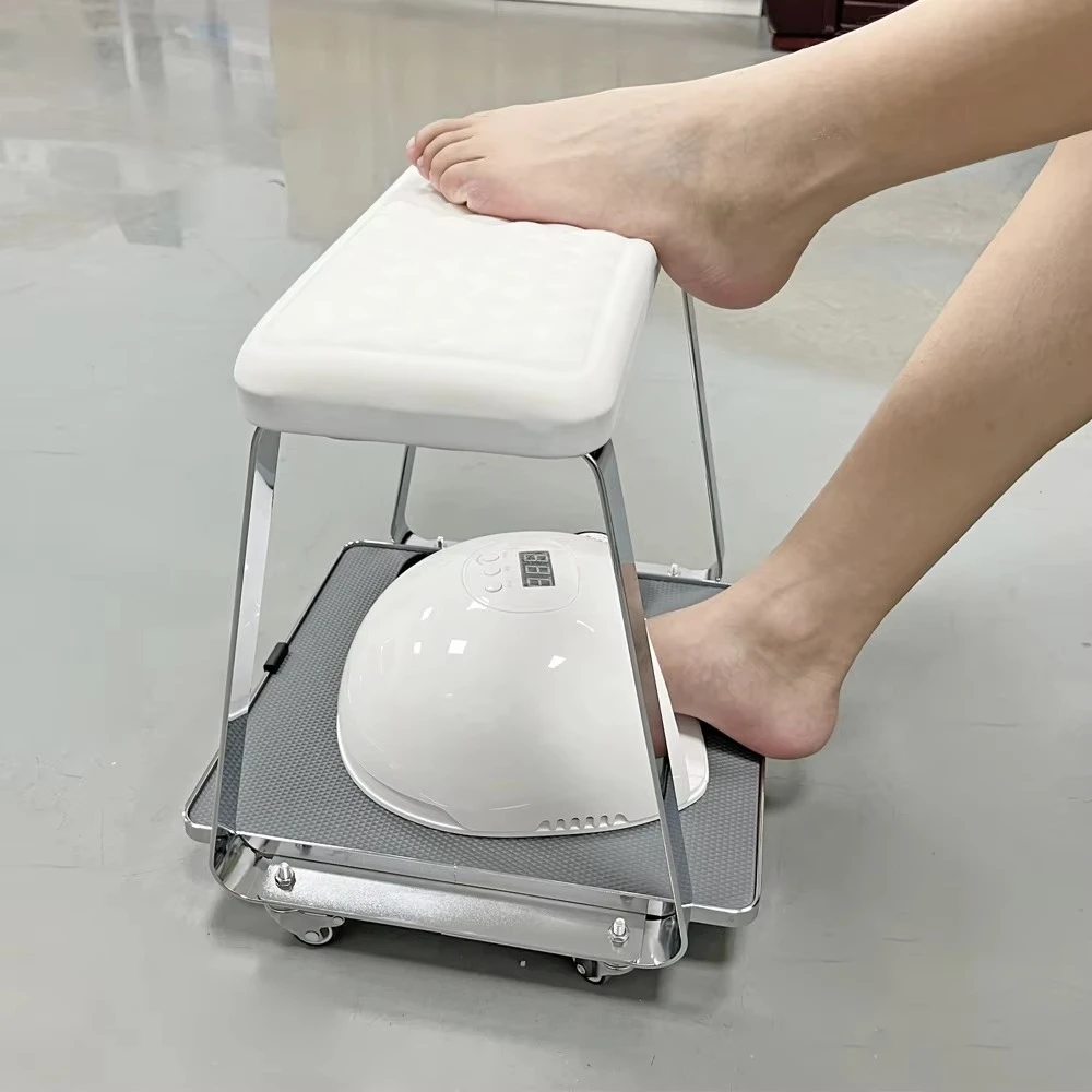 New Design Improved Memory Foam Foot Pad Pillow Manicure Pedicure High Foot Pad Bracket with Nail Salon Tray Tools