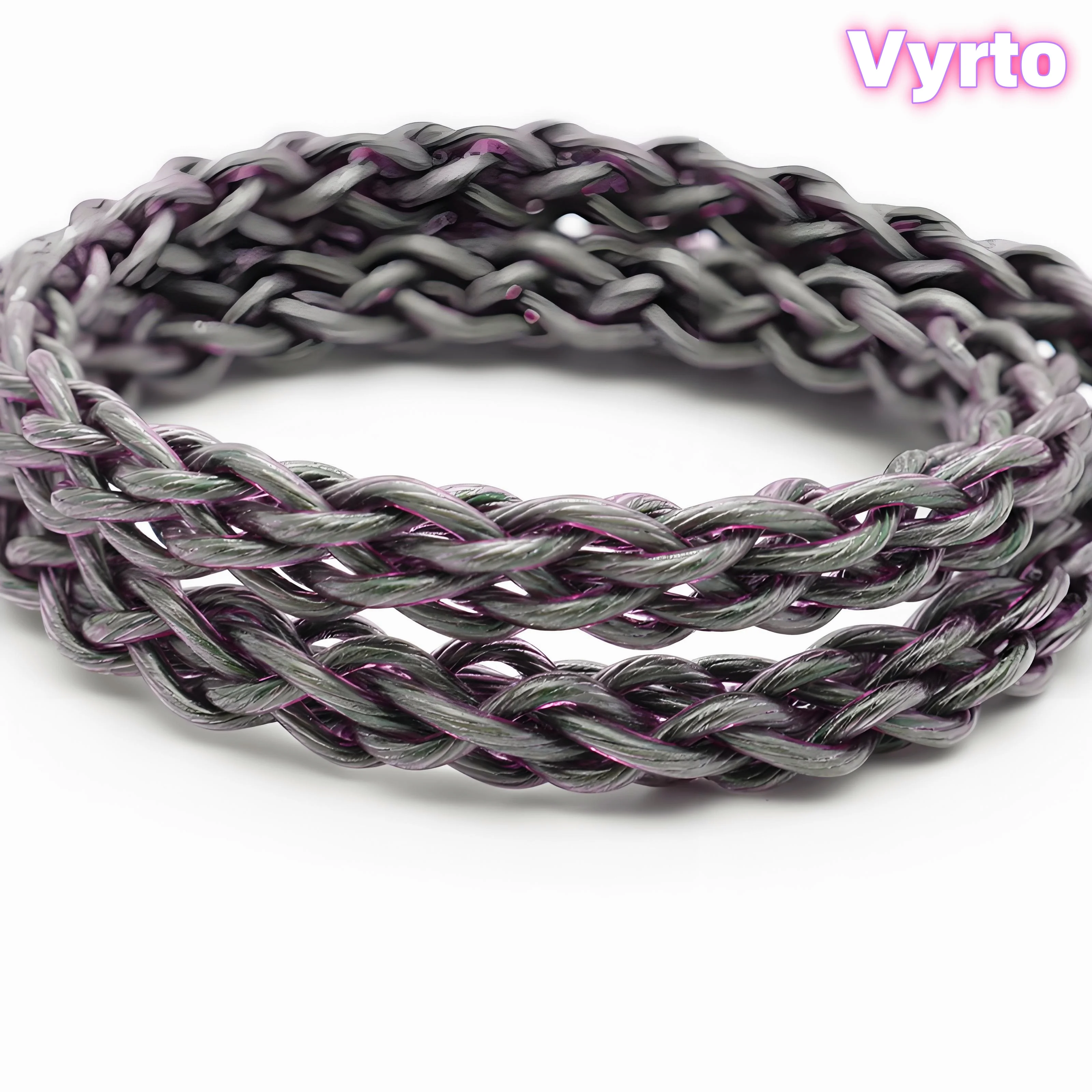 Vyrto-72 cabo ime guhe cobre ilusão cor 8 fios mmcx/qdc/tfz/0.78 fones de ouvido atualização cabo de áudio