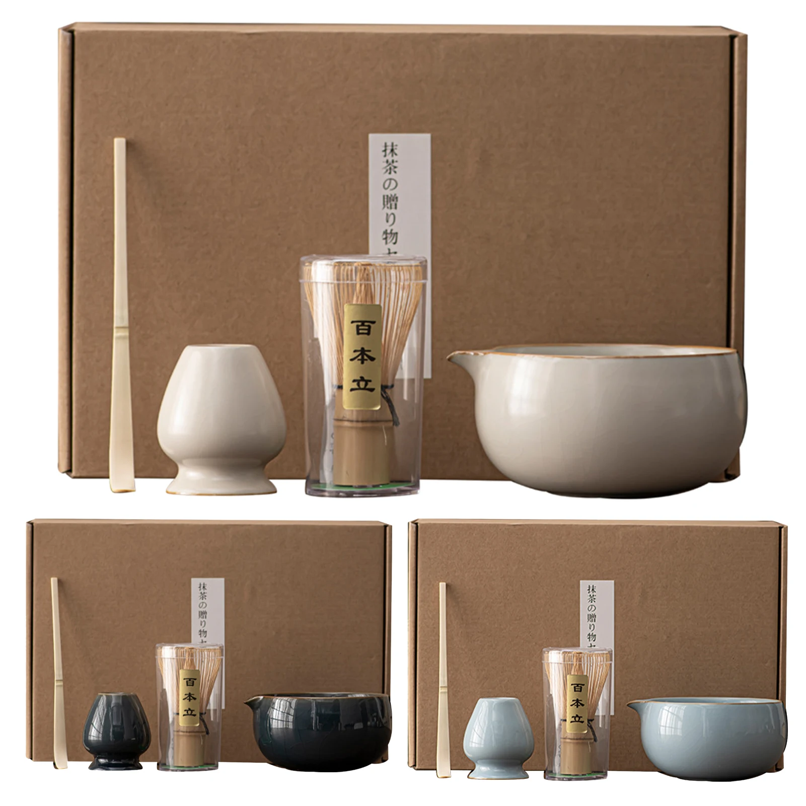 Matcha Whisk Holder 4 Piece Matcha Powder Kit Matcha Maker Matcha Bowl Set Matcha Accessories For Beginners Home Enjoy Alone Or