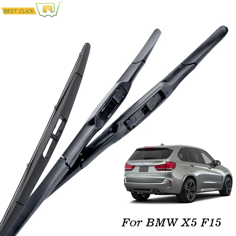 Car Windshield Windscreen Wiper Blades Set For BMW X5 F15 Front Rear Window Wiper 2013 2014 2015 2016 2017 2018