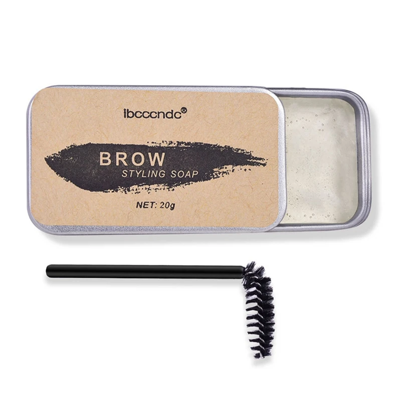 Ibcccndc 1 PCS 3D Feathery Brow Styling Soap Lamination Waterproof Long Lasting Brows Tint Eyebrow Gel Pomade Kit