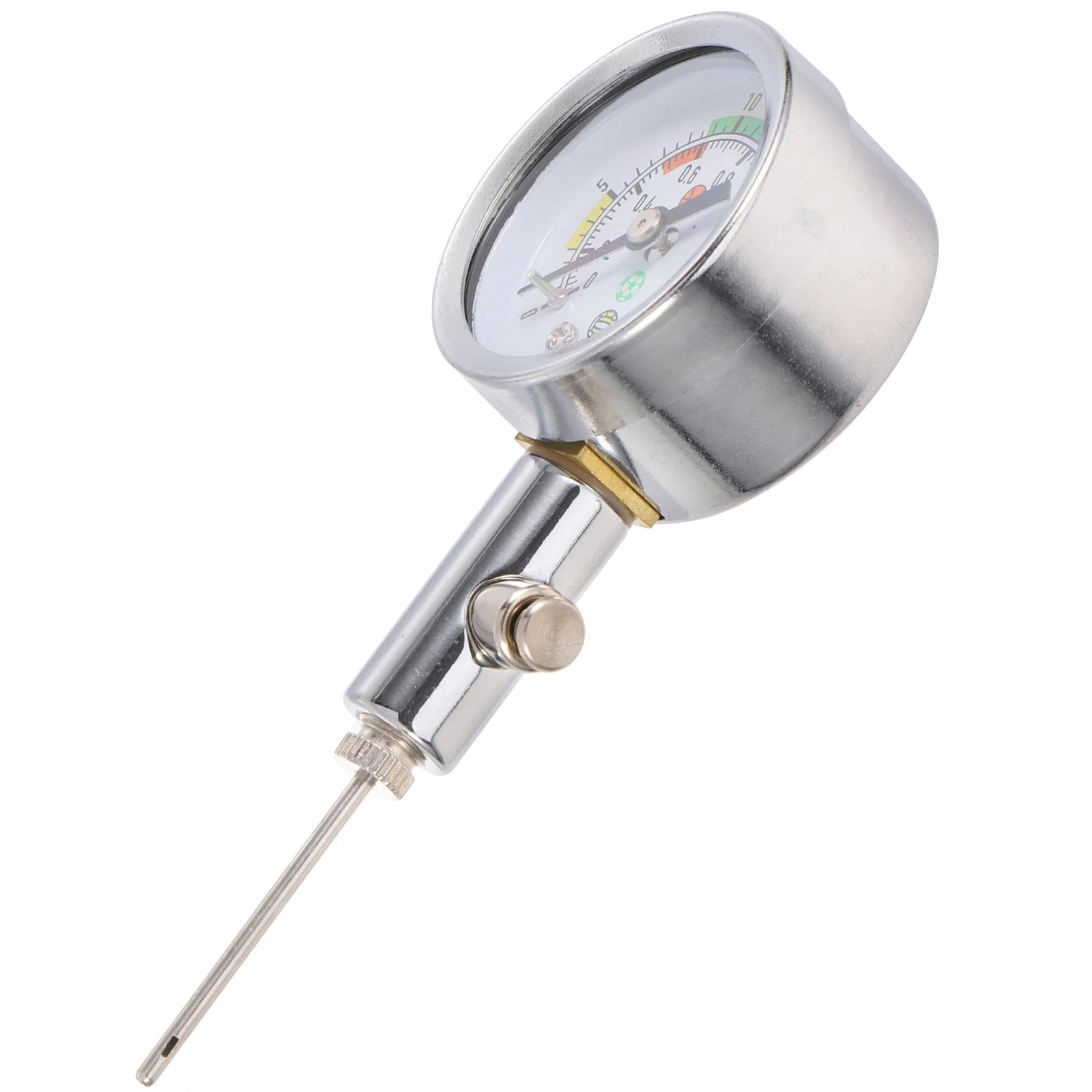 

Ball Pressure Gauge Sports Measure Tool for Basketball Football Volleyball Games Portable Metal Pressure Measurer Tool