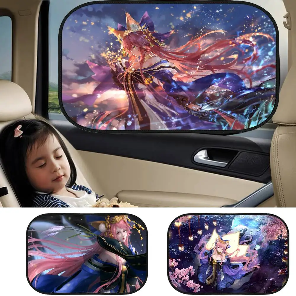 

T-Tamamo No Mae, 1 шт., солнцезащитный козырек на боковое окно автомобиля, теплоизоляция, статическое поглощение, автомобильный солнцезащитный барьер, козырек для водителя, интерьер