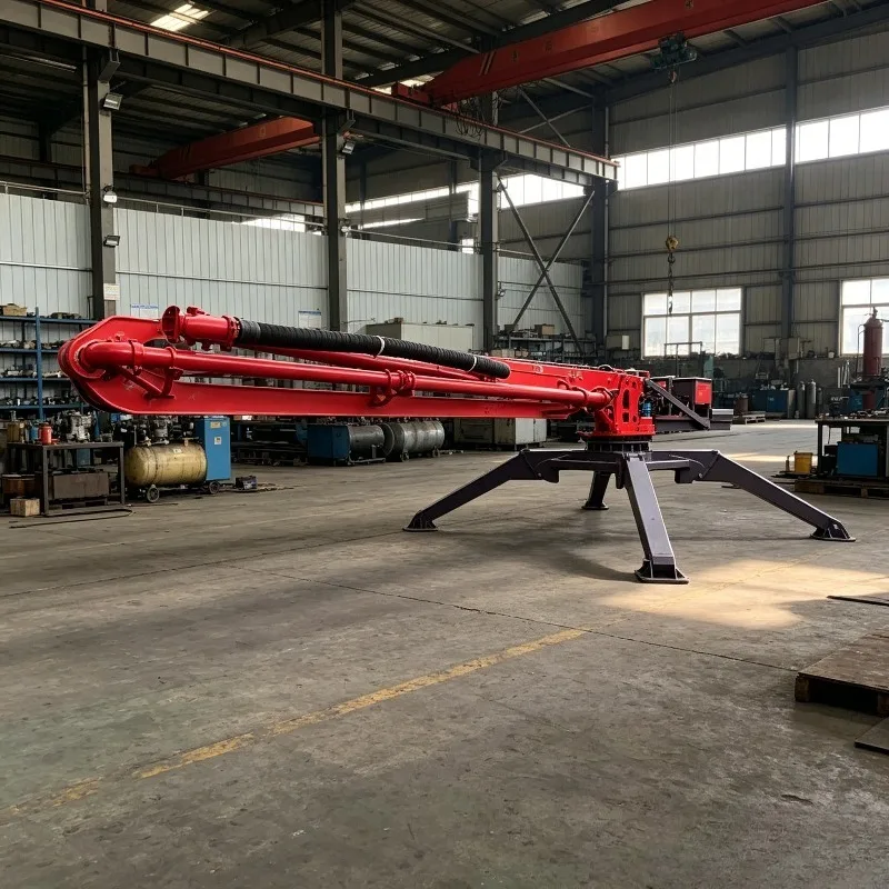 FOB Price Hydraulic Stationary Concrete Placing Boom For Infrastructure Development Engineering High Efficiency Pumping Output