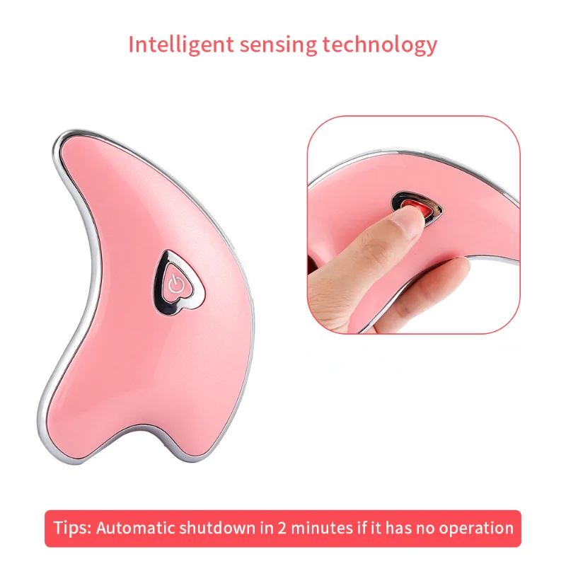 BXA Face Guasha Massager Microcurrent Skin Lifting Tightening Machine Wrinkle Removal Facial Scraping Skin Care Beauty Device