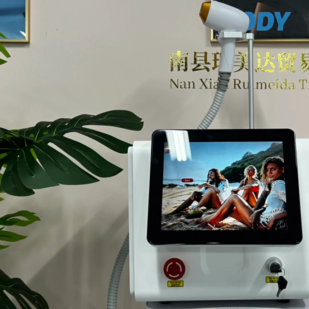 

Профессиональная система для удаления волос Pro Series с тройной волной охлаждения для салонов красоты, интеллектуальная технология контакта с кожей, высокая энергетическая мощность