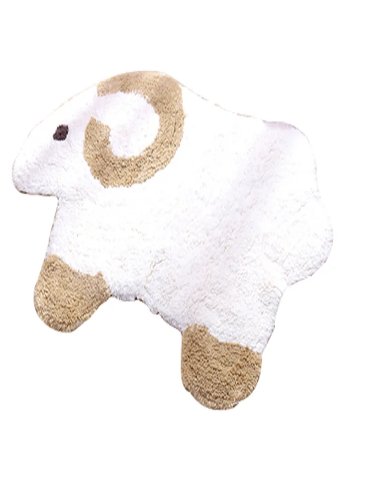 

Мультяшный коврик Batoom с длинным ворсом, впитывающий, нескользящий, из 100% хлопка, для гостиной, прихожей, детской спальни