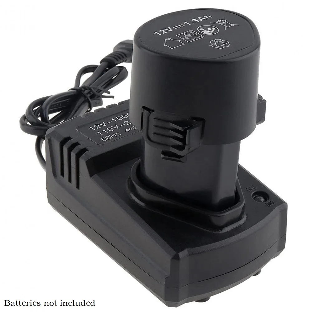 Imagem -05 - Carregador Recarregável para Broca de Lítio Elétrico Peça da Ferramenta Elétrica dc Eua ue Li-ion Suporta Preto 12v Lithium Screw Driver