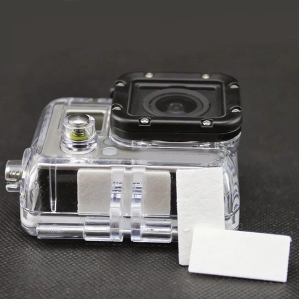Wholesale 12 Chiếc Chống Sương Mù Miếng Lót Cho GoPro Hero 9 8 7 6 5 Đen Sjcam Xiao Yi Hành Động 4K camera Chống Nước Cho Đi Pro Phụ Kiện