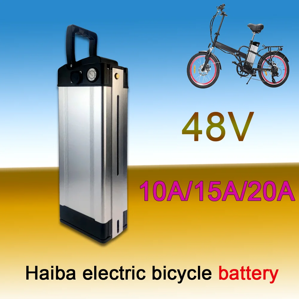 

Electric Bicycle Lithium Battery 48V Haiba Reinforced Type Speed Up Type Rechargeable 48V 10AH 15Ah 20Ah