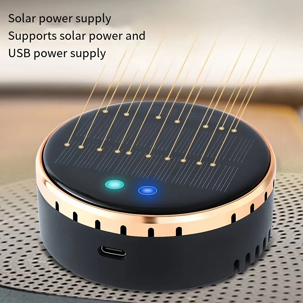 

Solar-powered Portable Air Purifier For Cars, Creating A Refreshing Oxygen And Eliminating Odors