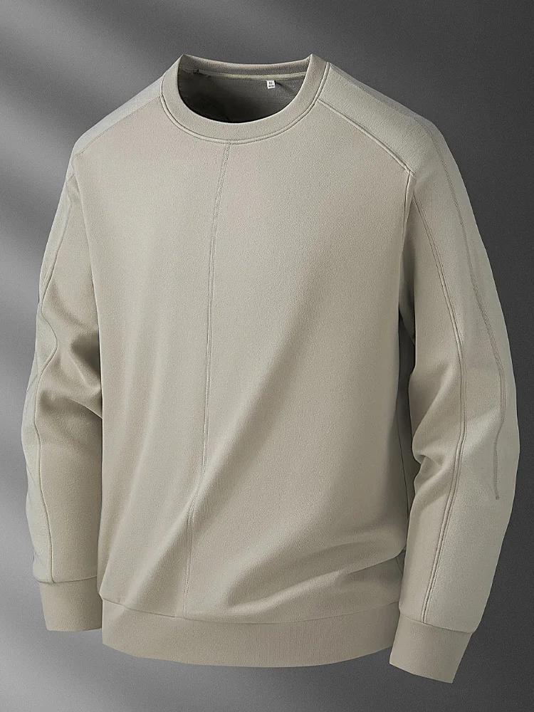 

Мужской свитер из верблюжьей шерсти, длинный, повседневный, приталенный, высококачественный, с шелковой подкладкой, теплый, с воротником-стойкой