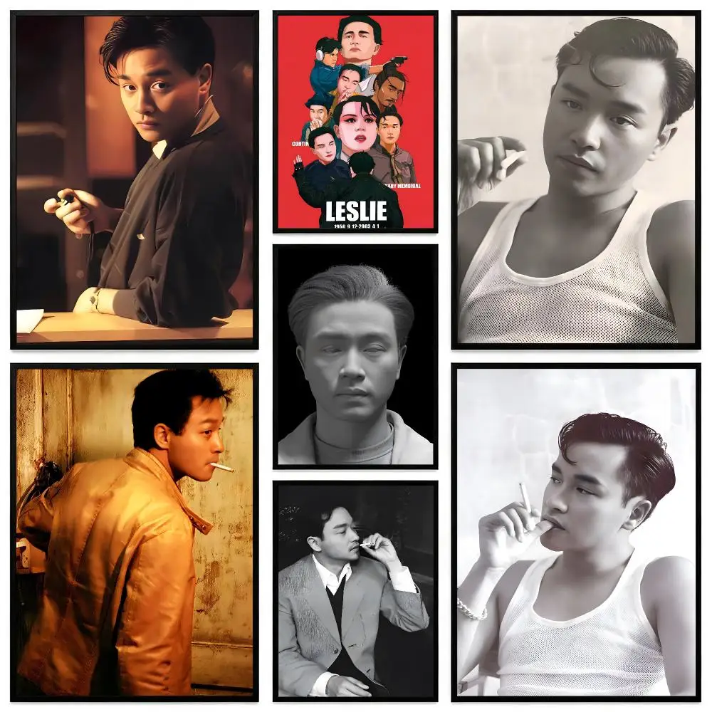 celebrity Leslie Cheung Poster Poster HD Printing Premium Luxury Style Wall Art Home Decor For living room Bedroom Gift