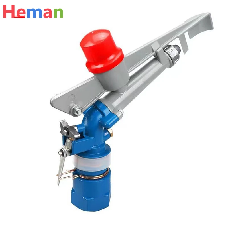 

1'' DN25 Irrigation Sprinkler Rain Gun Sprinklers 360 ° Adjustable Irrigation Spray Gun Zinc alloy Nozzle for agriculture, lawns