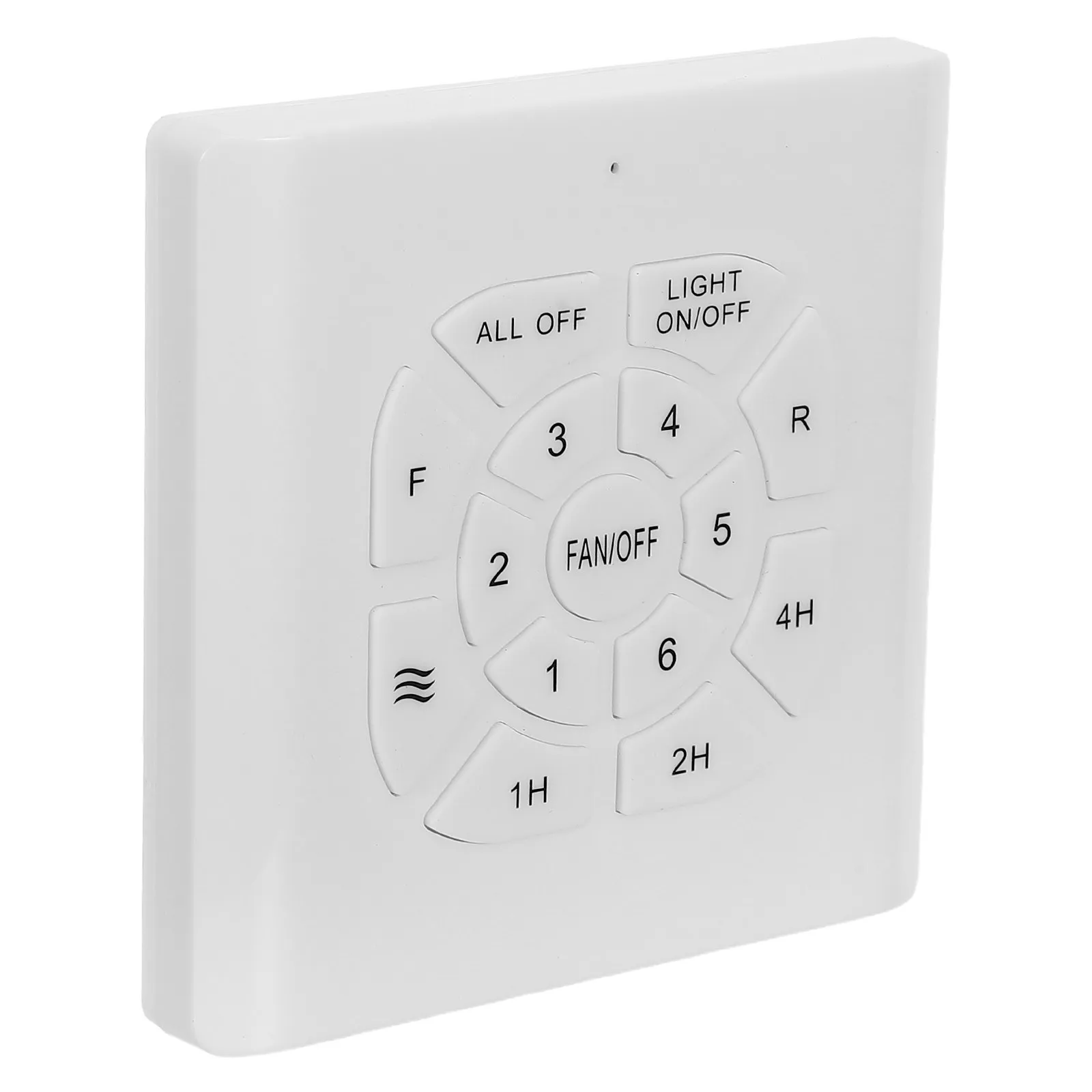 6 Speed Dc Ceiling Fan Speed Controller Wall Light Combo Switch Panel Fan Light on Off Controller Separate Control for Home