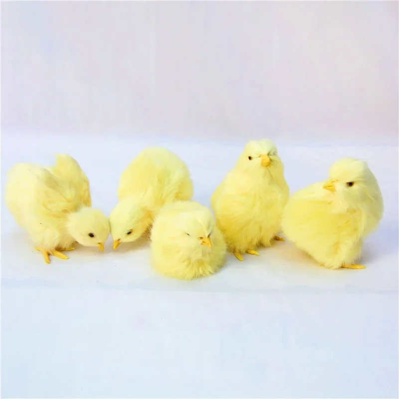 Puntelli per fotografia per neonato Vestito di pollo carino con cappello Bambole di pulcino carino Animali Fotografia Studio Photoshoot Puntelli per foto