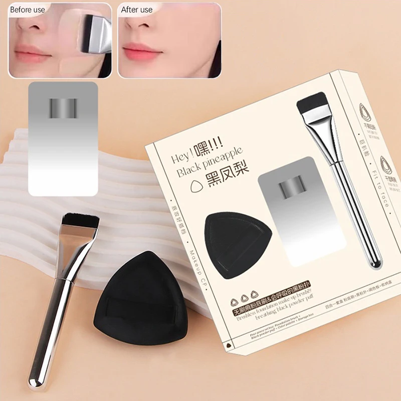 

One Line Foundation Brush And Makeup Palette Set Foundation Cream Mixing Tool Nail Art Makeup Cosmetic Makeup Tool Kits