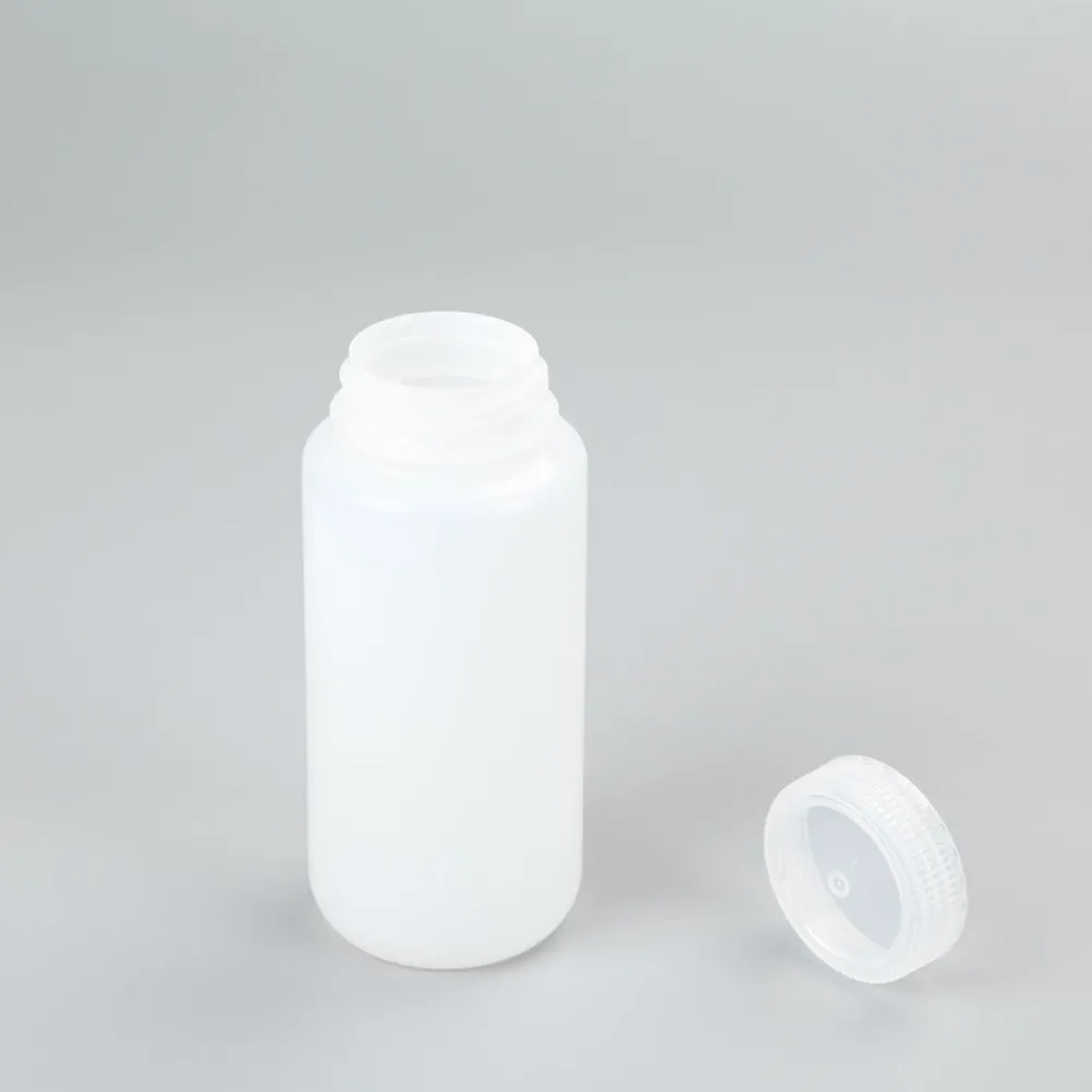 

2Pcs Wide Mouth Reagent Bottle 500Ml Leakproof Plastic Empty Bottle Refillable Lotion Shampoo Water Holder for Home Use